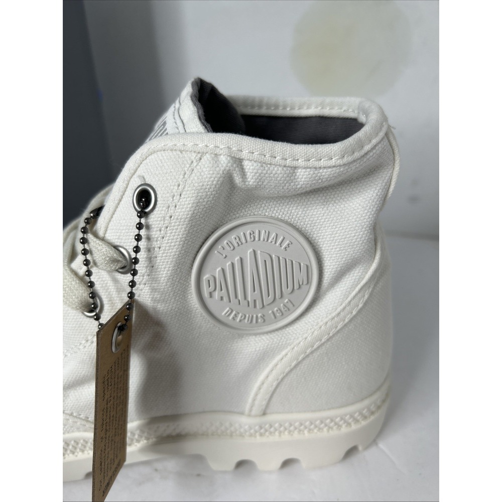 Palladium Pampa Star White Womens Canvas Boots Size 9 - Picture 3 of 9